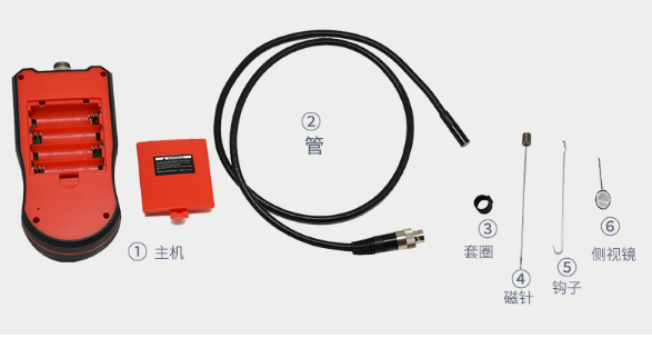 T9327S手持式便攜簡(jiǎn)易8MM鏡頭1米內(nèi)窺鏡產(chǎn)品主機(jī)