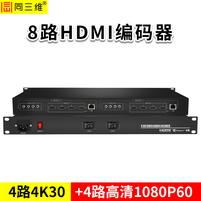 同三維T80001EH8 8路高清HDMI編碼器